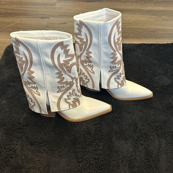 Azalea Wang Esperanza Cowboy Boot Size 9 - Picture 4 of 11